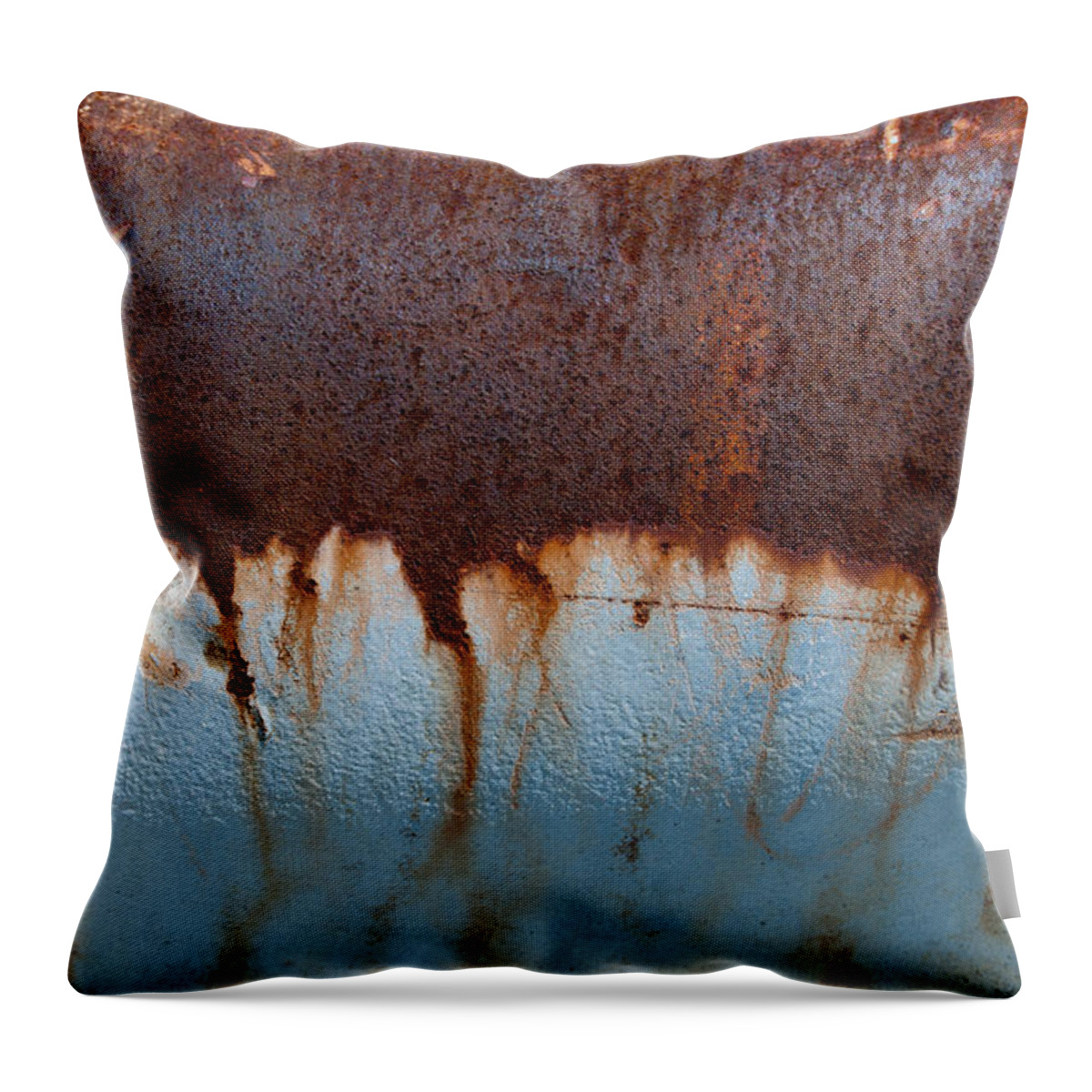 Industrial Throw Pillow featuring the photograph Acid Rain by Jani Freimann