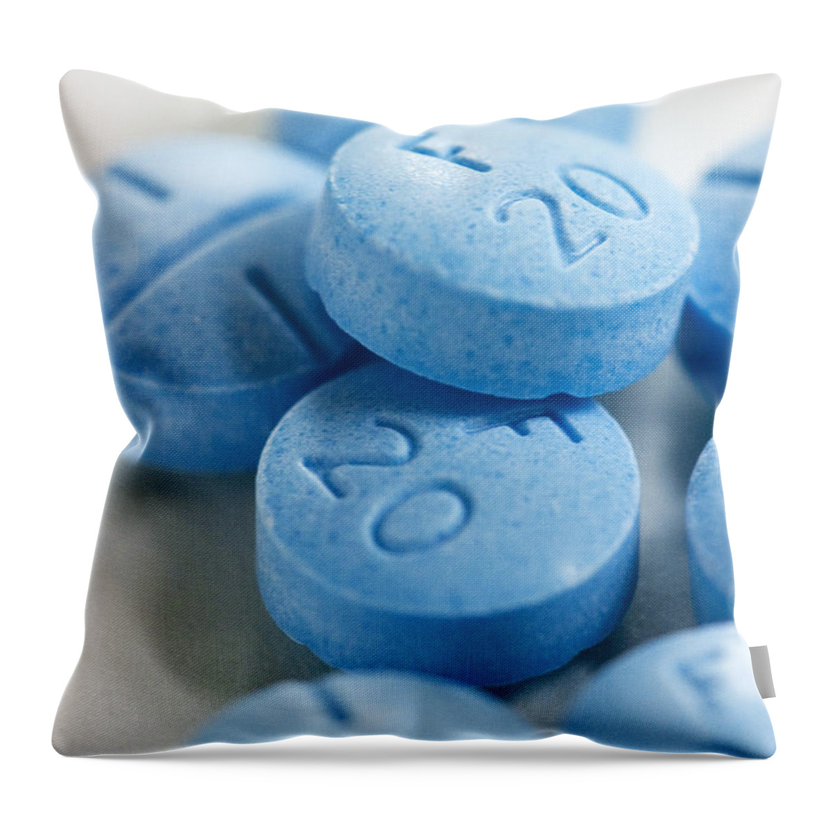 Adderall Throw Pillow featuring the photograph Adderall by Chris Gallagher