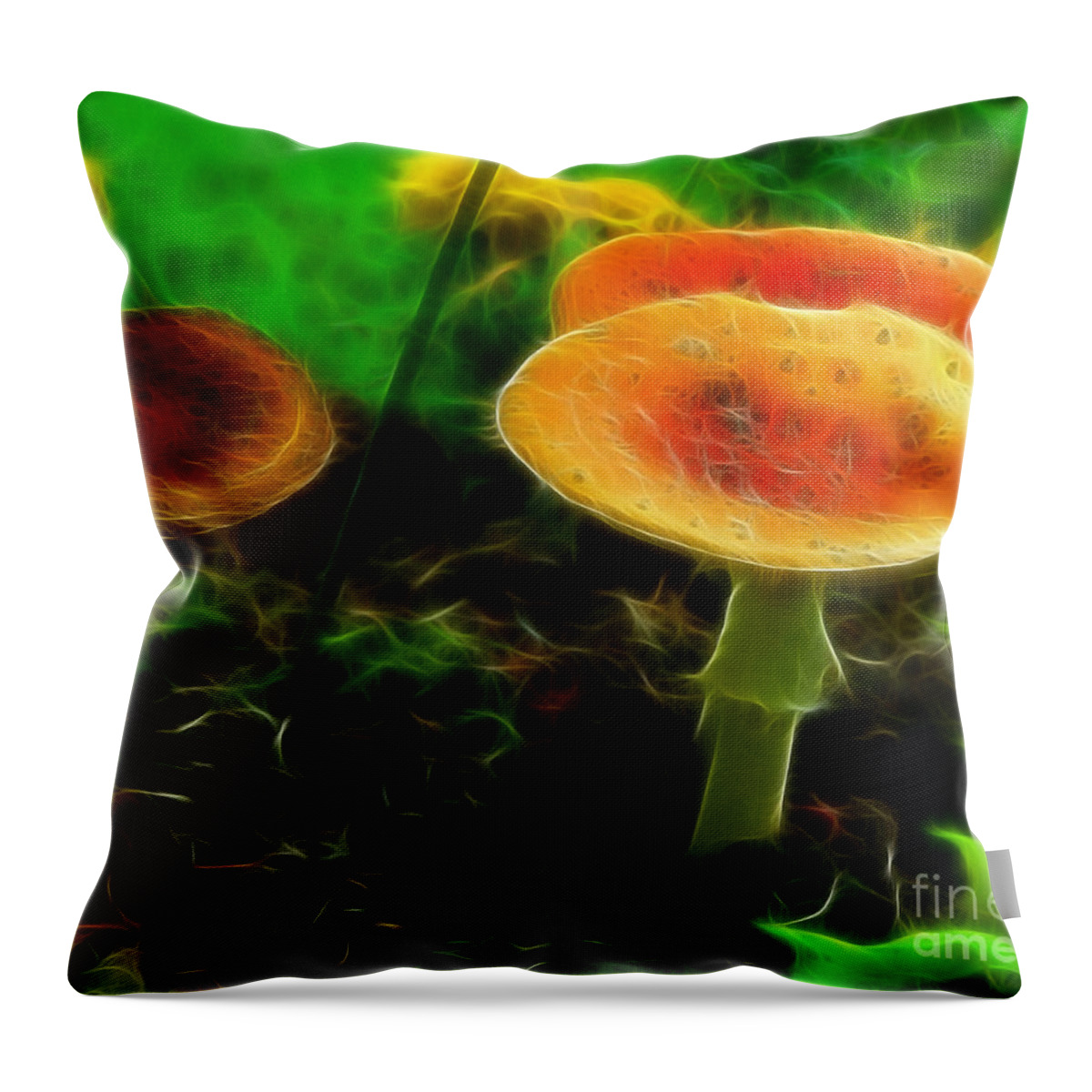 Floral Throw Pillow featuring the painting After the Rain by Francine Dufour Jones