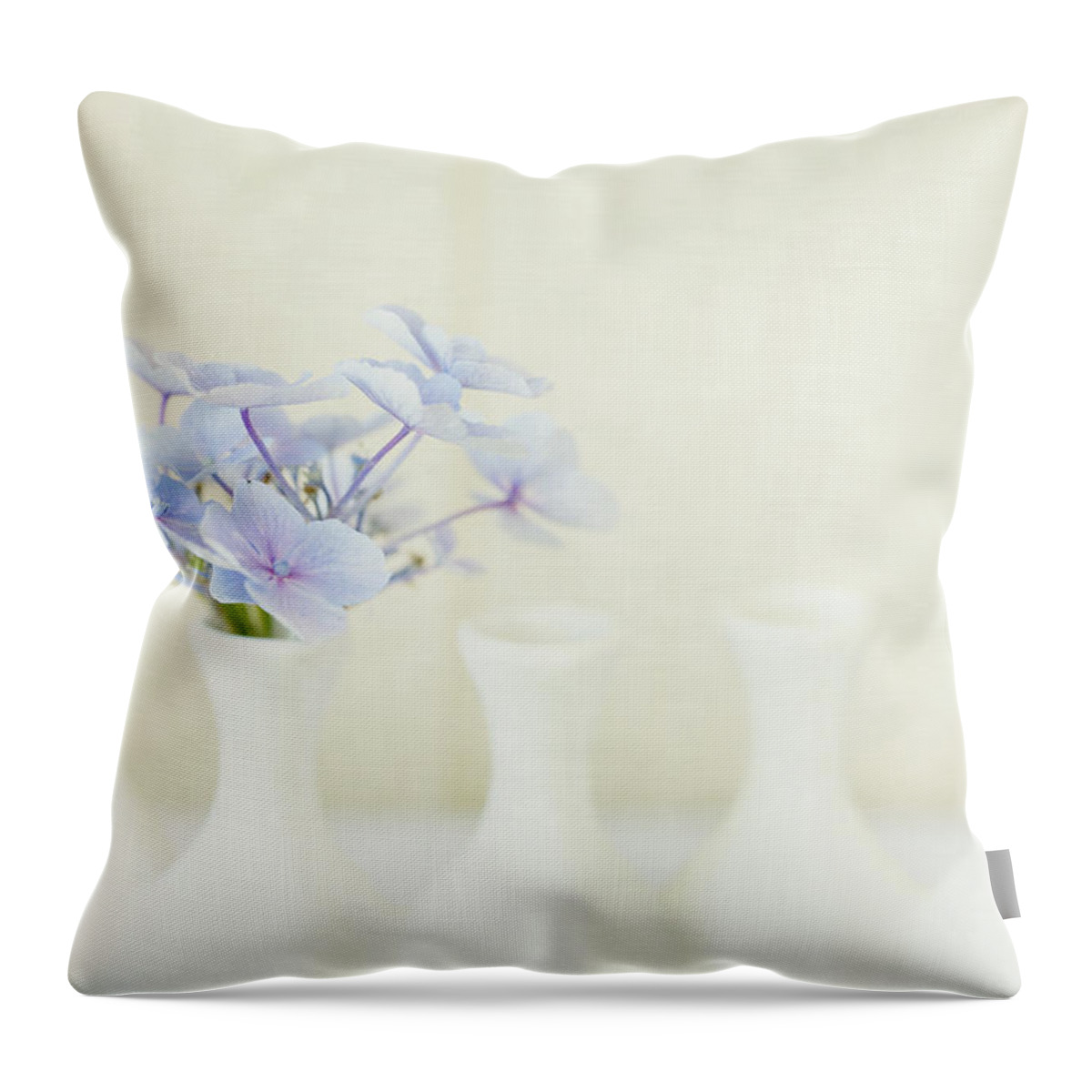 Dreamy Throw Pillow featuring the photograph All Alone by Bonnie Bruno