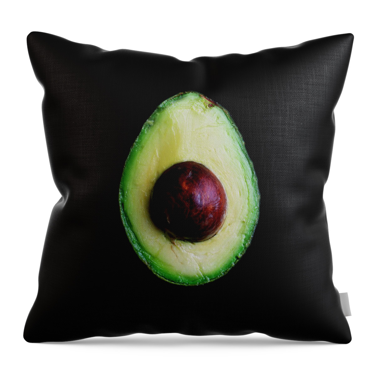 An Avocado Throw Pillow