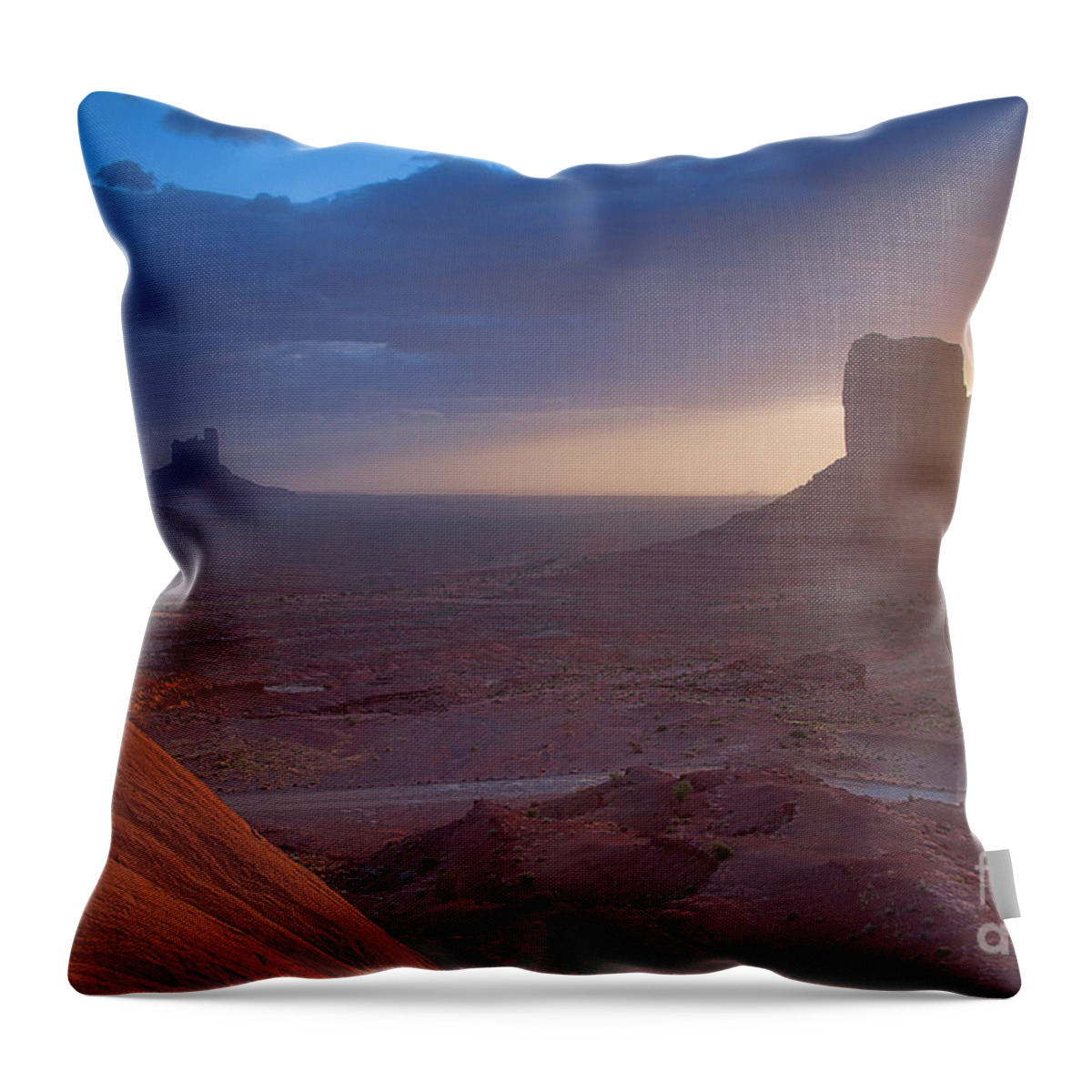Red Soil Throw Pillow featuring the photograph An Open Invitation by Jim Garrison