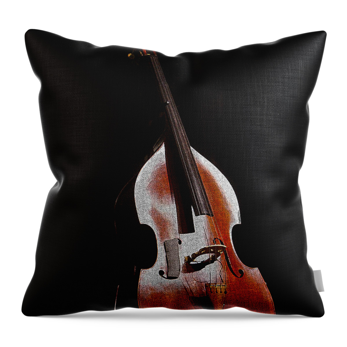 Andrew's Base Throw Pillow featuring the photograph Andrew's Bass by Kandy Hurley