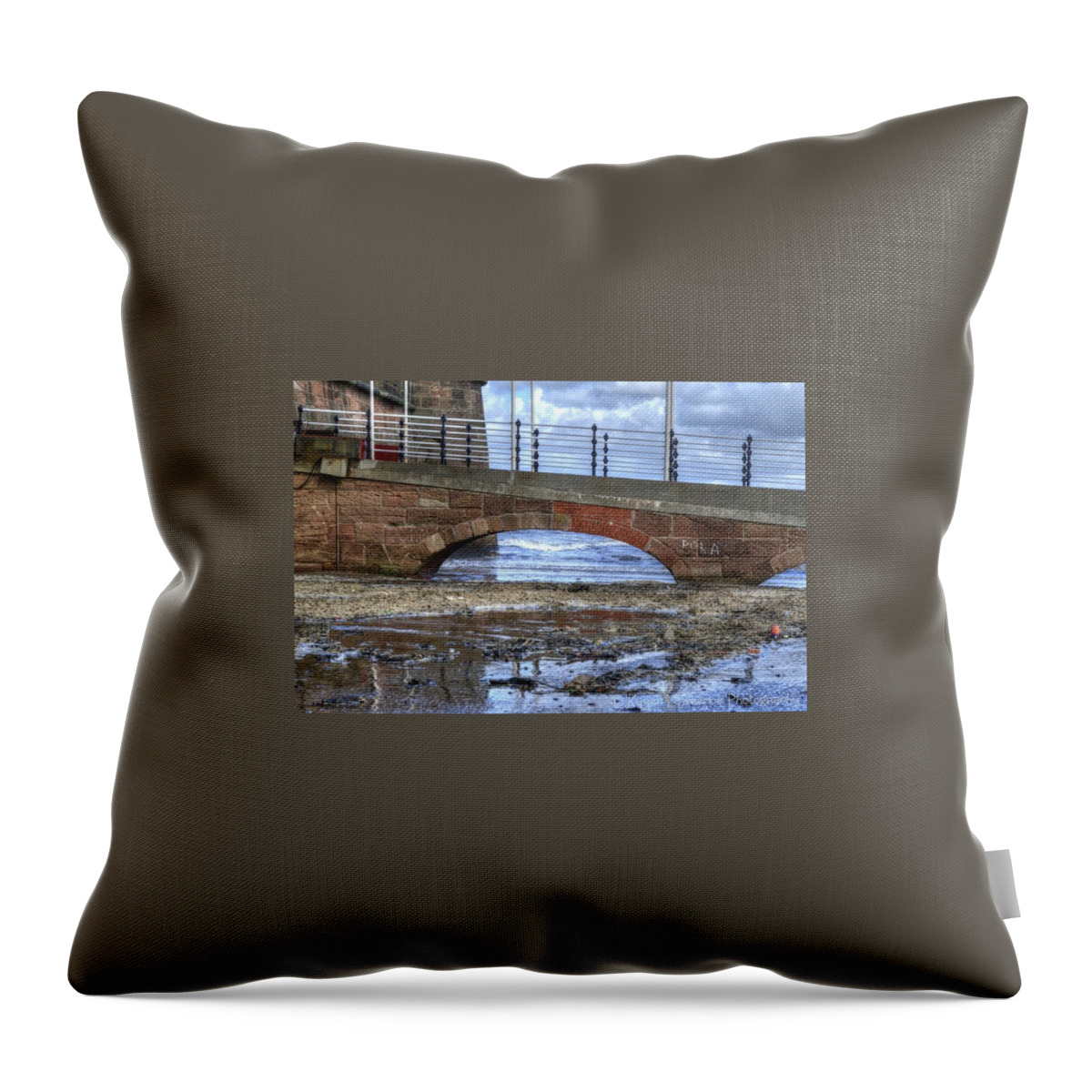 Fort Throw Pillow featuring the photograph Arches by Spikey Mouse Photography