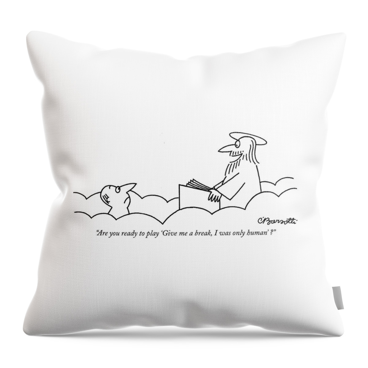 Are You Ready To Play 'give Me A Break Throw Pillow