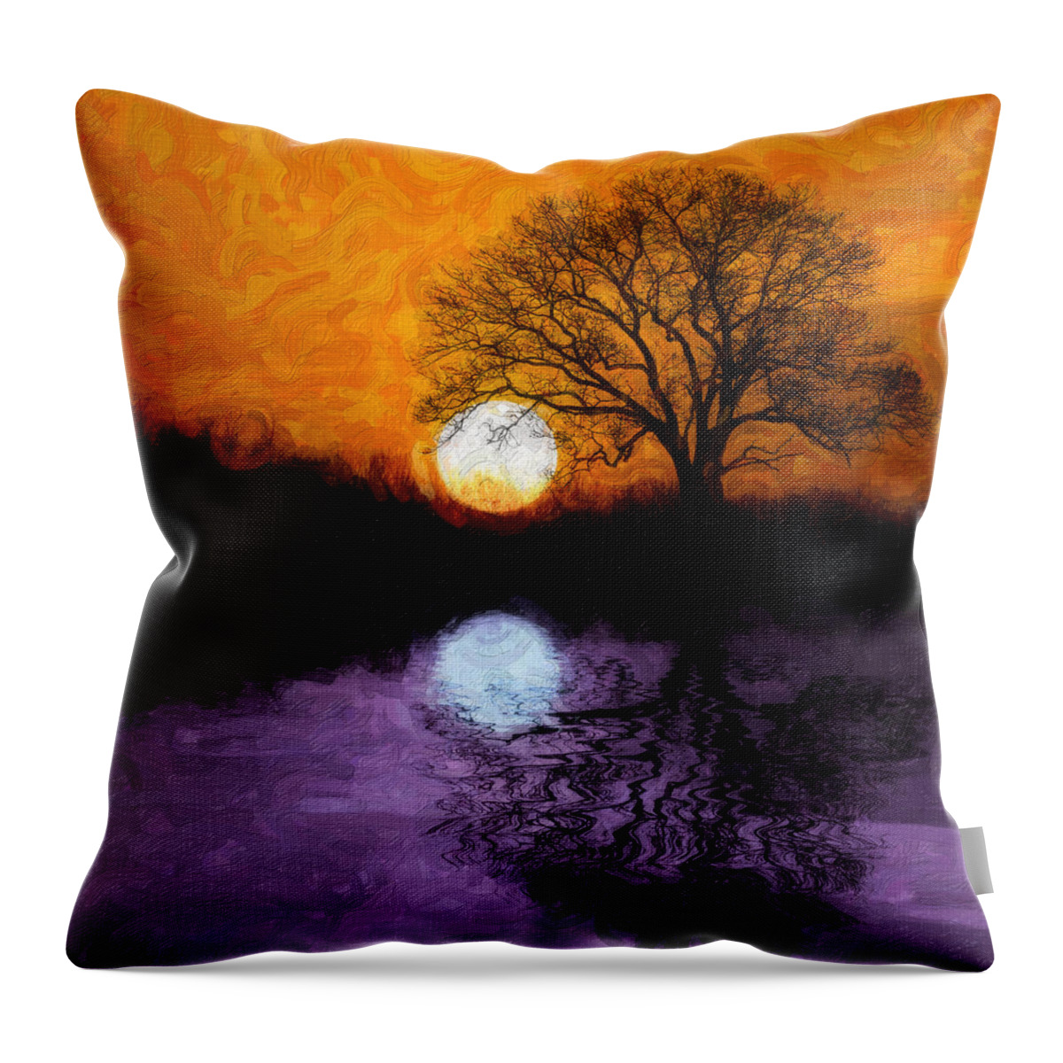 Landscape Throw Pillow featuring the photograph Aurora Goddess of the Dawn by Tom Mc Nemar
