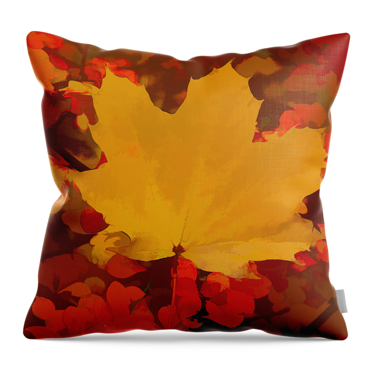 Salem Throw Pillow featuring the photograph Autumn Is A State Of Mind More Than A Time Of Year by Jeff Folger