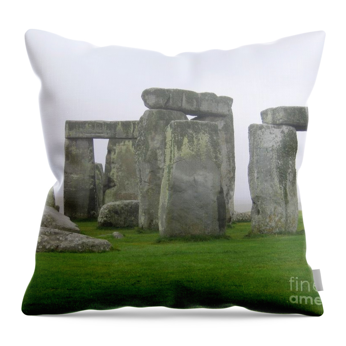 Stonehenge Throw Pillow featuring the photograph Balance by Denise Railey