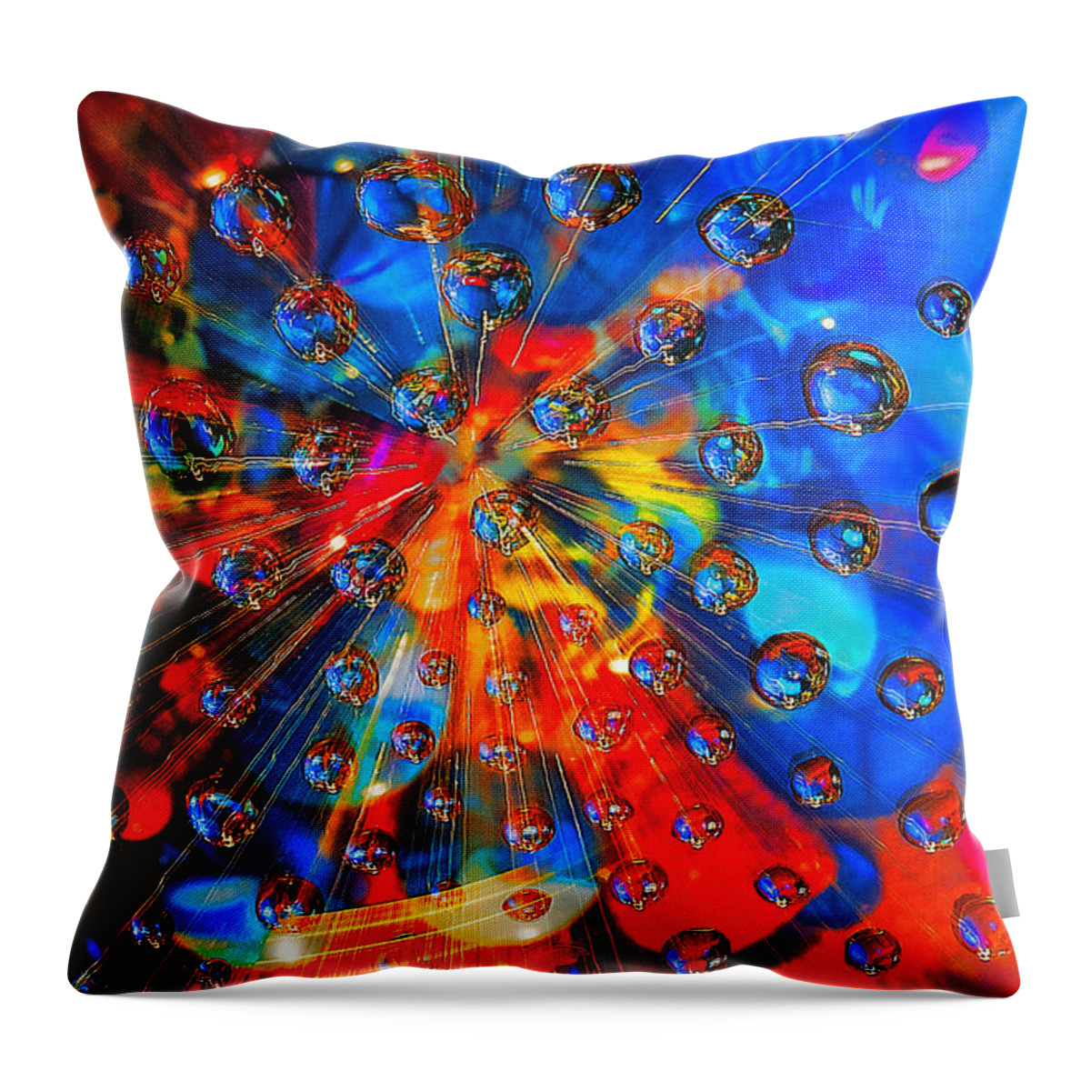 Zoom Throw Pillow featuring the photograph Big Bang by Rick Mosher