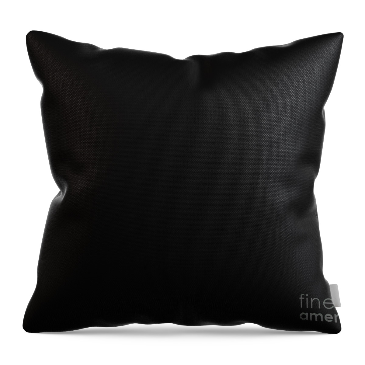 Black Throw Pillow featuring the digital art Black by Pauli Hyvonen