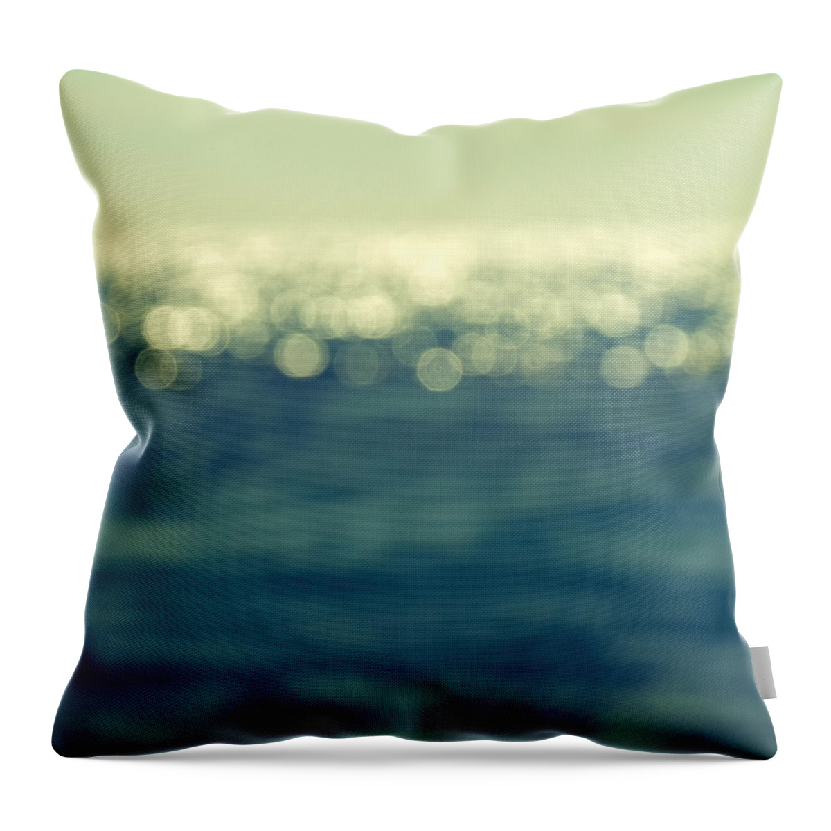 Abstract Throw Pillow featuring the photograph Blurred Light by Stelios Kleanthous