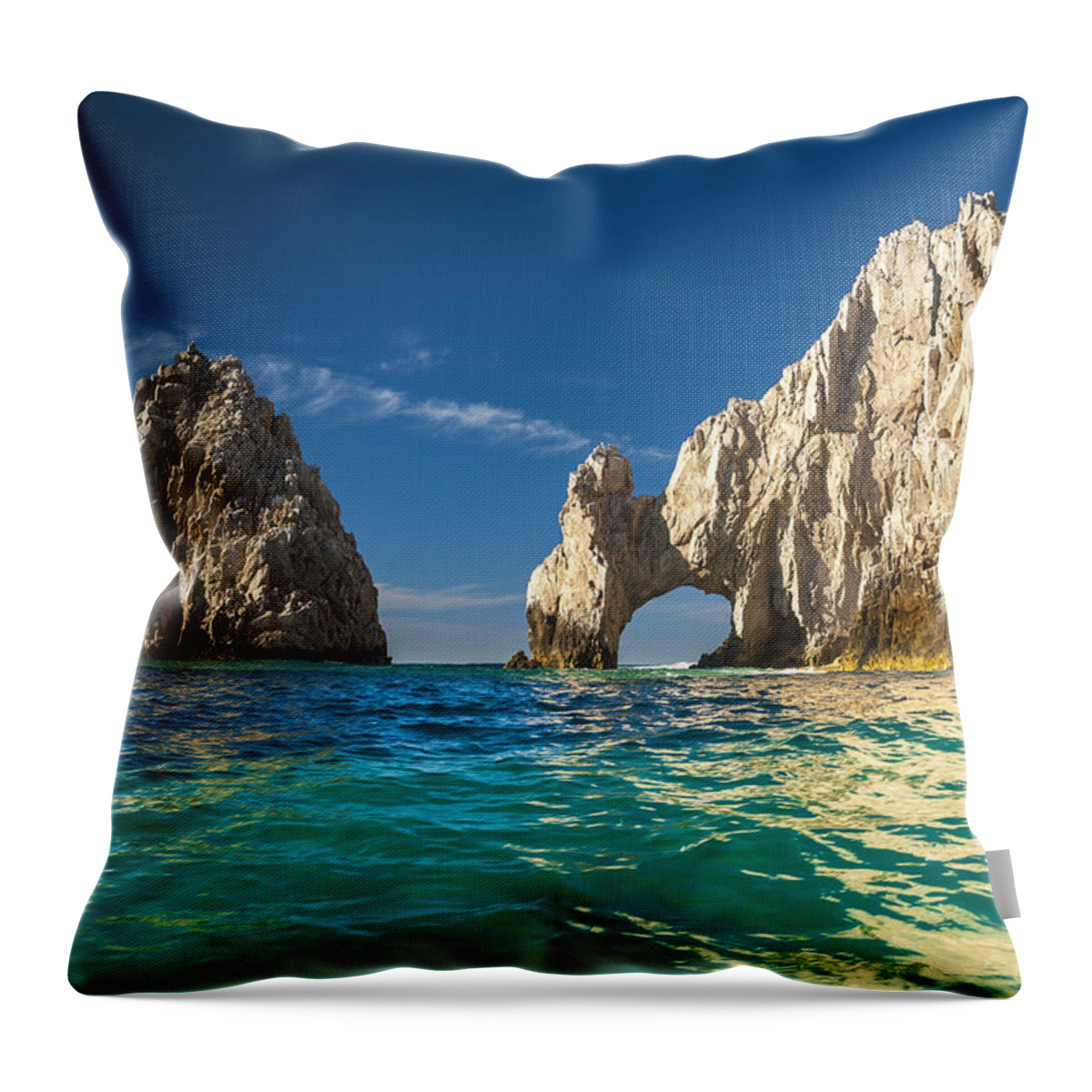 Los Cabos Throw Pillow featuring the photograph Cabo San Lucas by Sebastian Musial