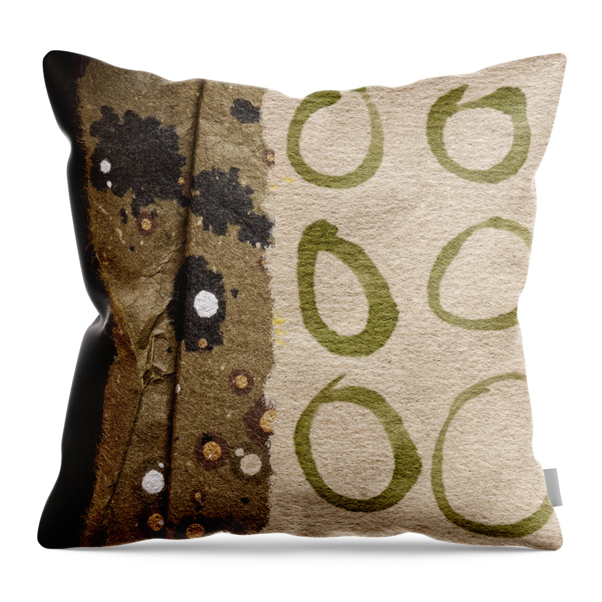 Collage Throw Pillow featuring the photograph Circle Collage by Carol Leigh