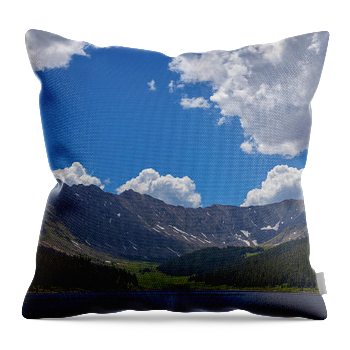 Colorado Throw Pillow featuring the photograph Clinton Gulch Summer by Darren White