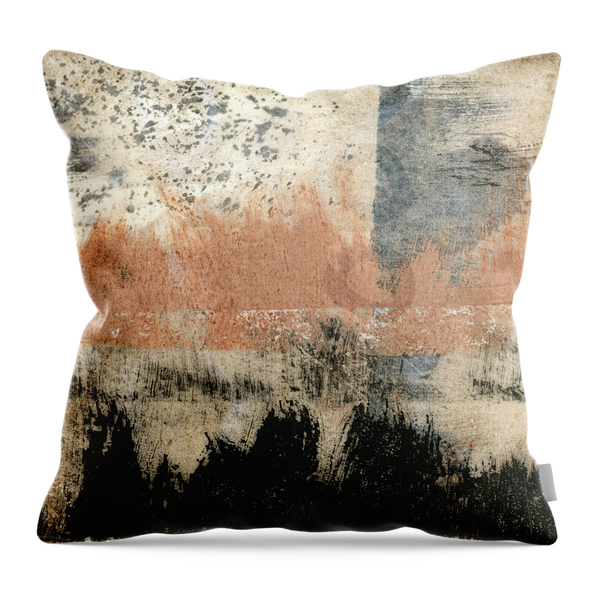 Coast Throw Pillow featuring the painting Coastal Solstice by Carol Leigh
