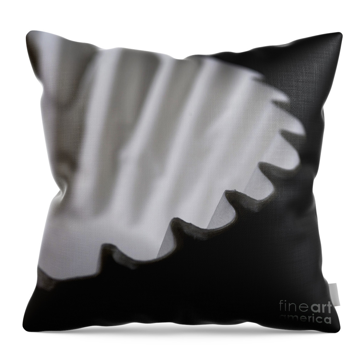 Coffee Throw Pillow featuring the photograph Coffee Filters by Art Whitton
