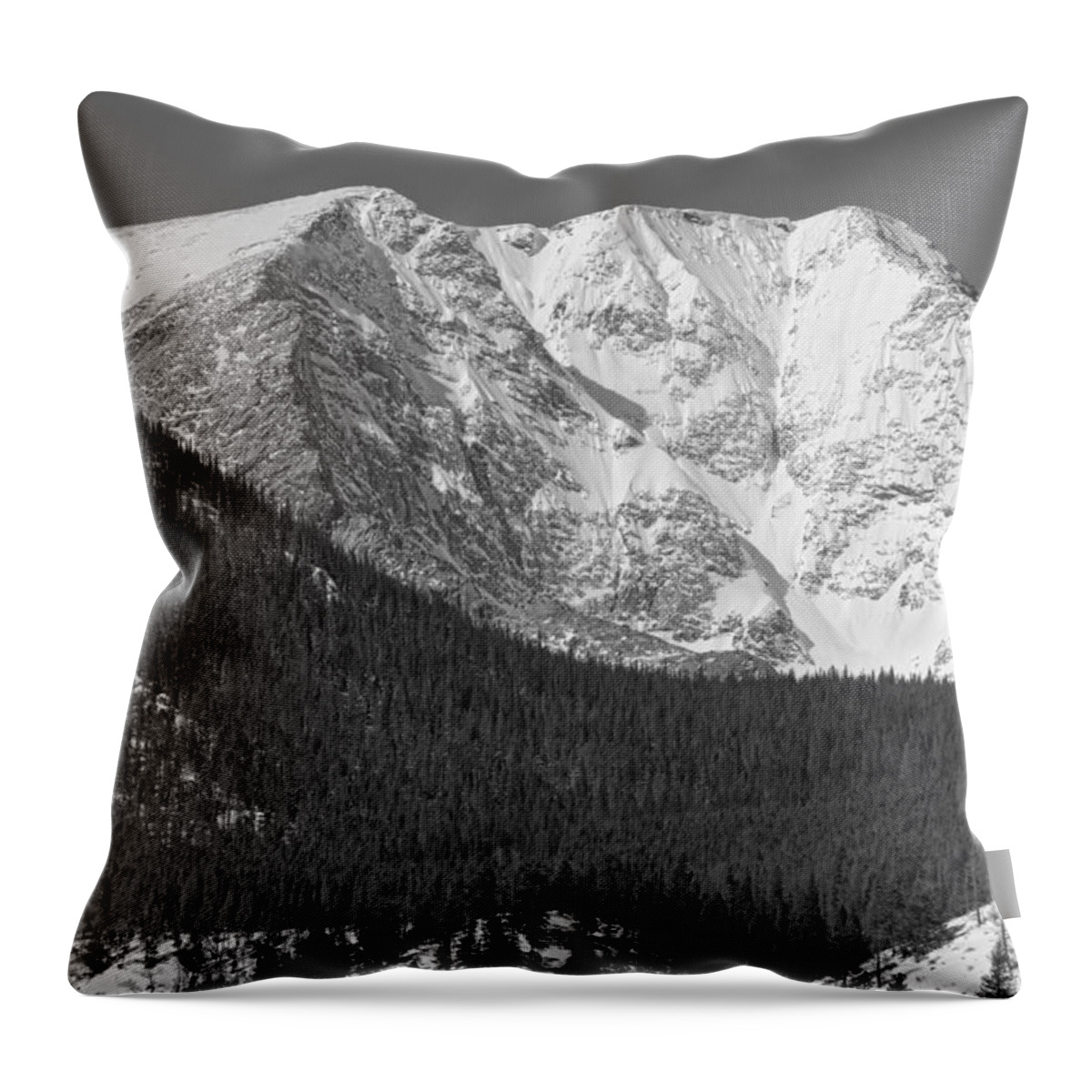 Rocky Mountains Throw Pillow featuring the photograph Colorado Ypsilon Mountain Rocky Mountain National Park by James BO Insogna