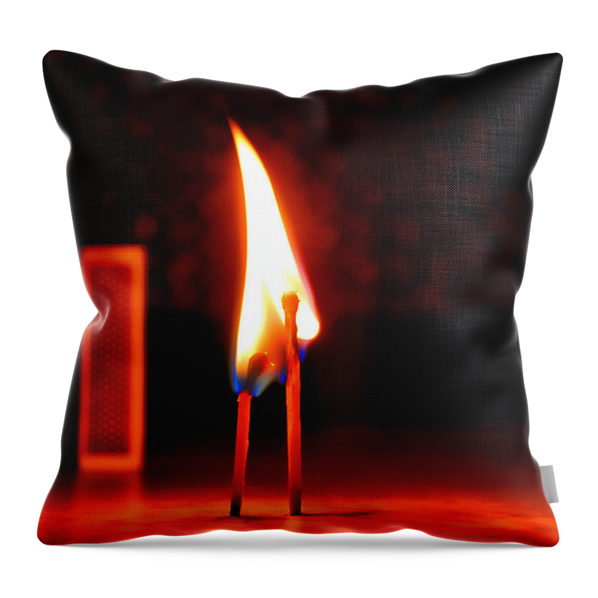 Match Throw Pillow featuring the photograph Confluence by Andrei SKY