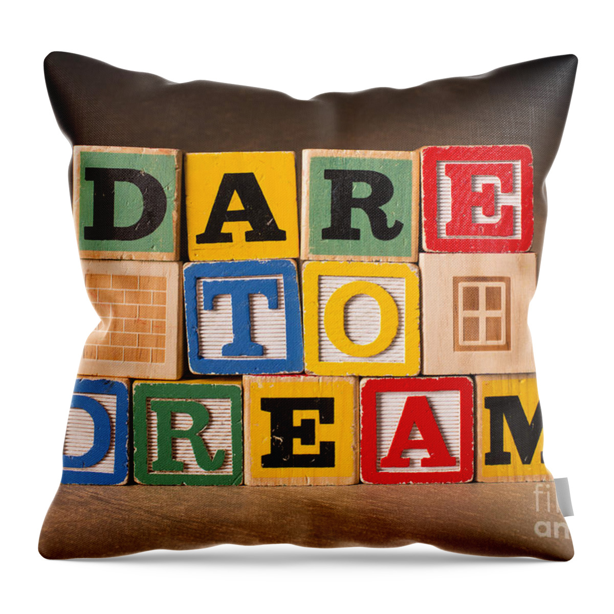 Dare To Dream Throw Pillow featuring the photograph Dare To Dream by Art Whitton