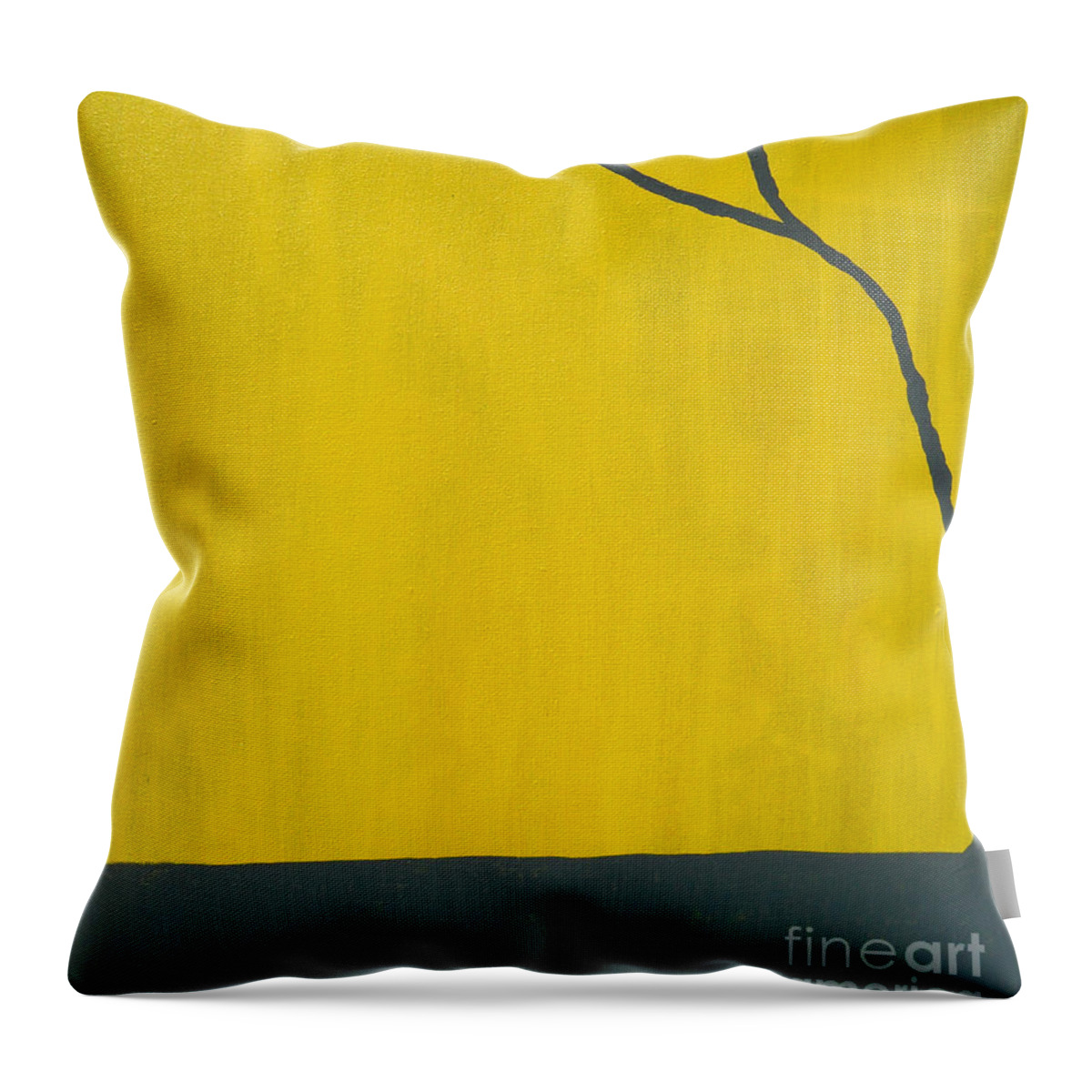 Abstract Throw Pillow featuring the painting Dirty by Amanda Sheil