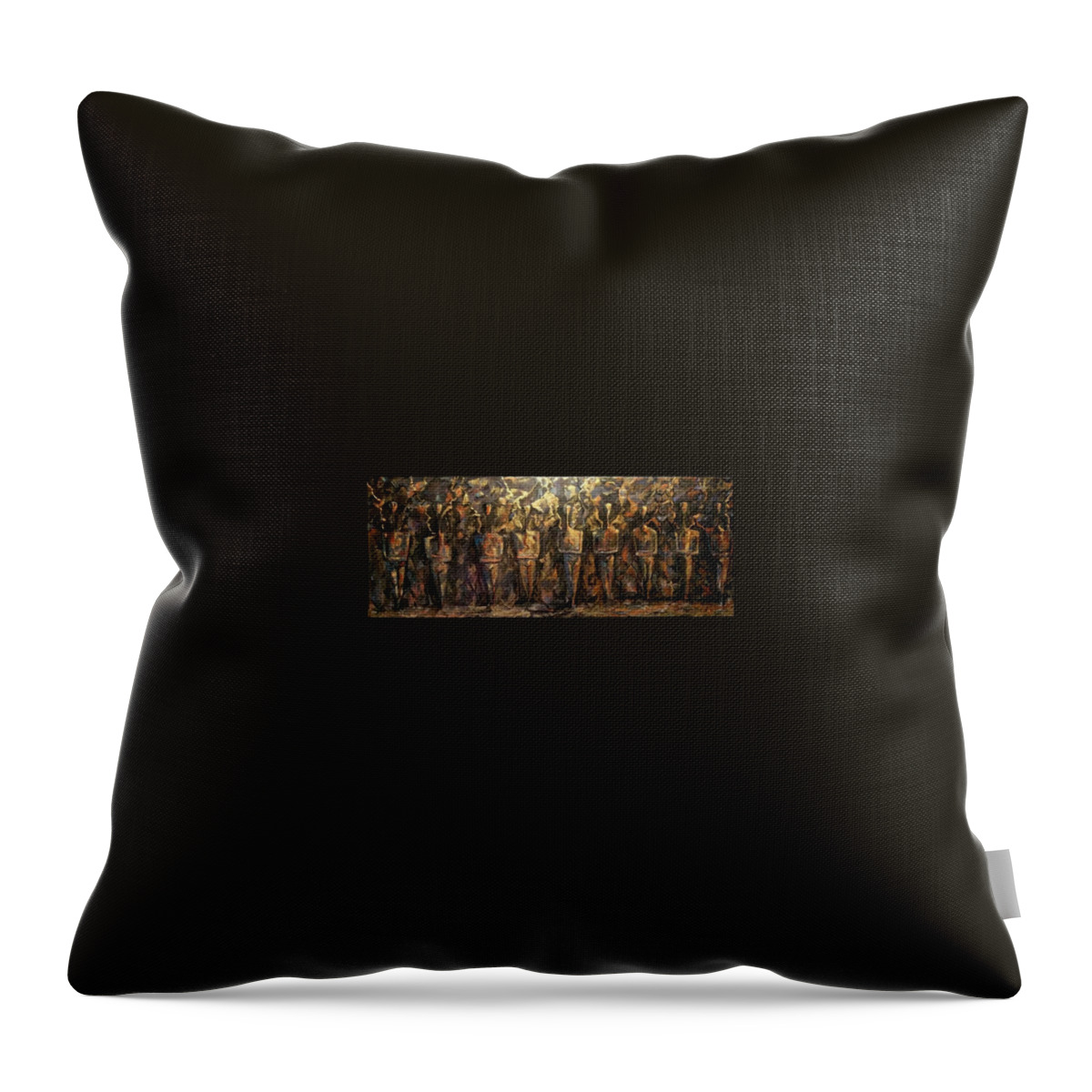  Throw Pillow featuring the painting Immortals by James Lanigan Thompson MFA