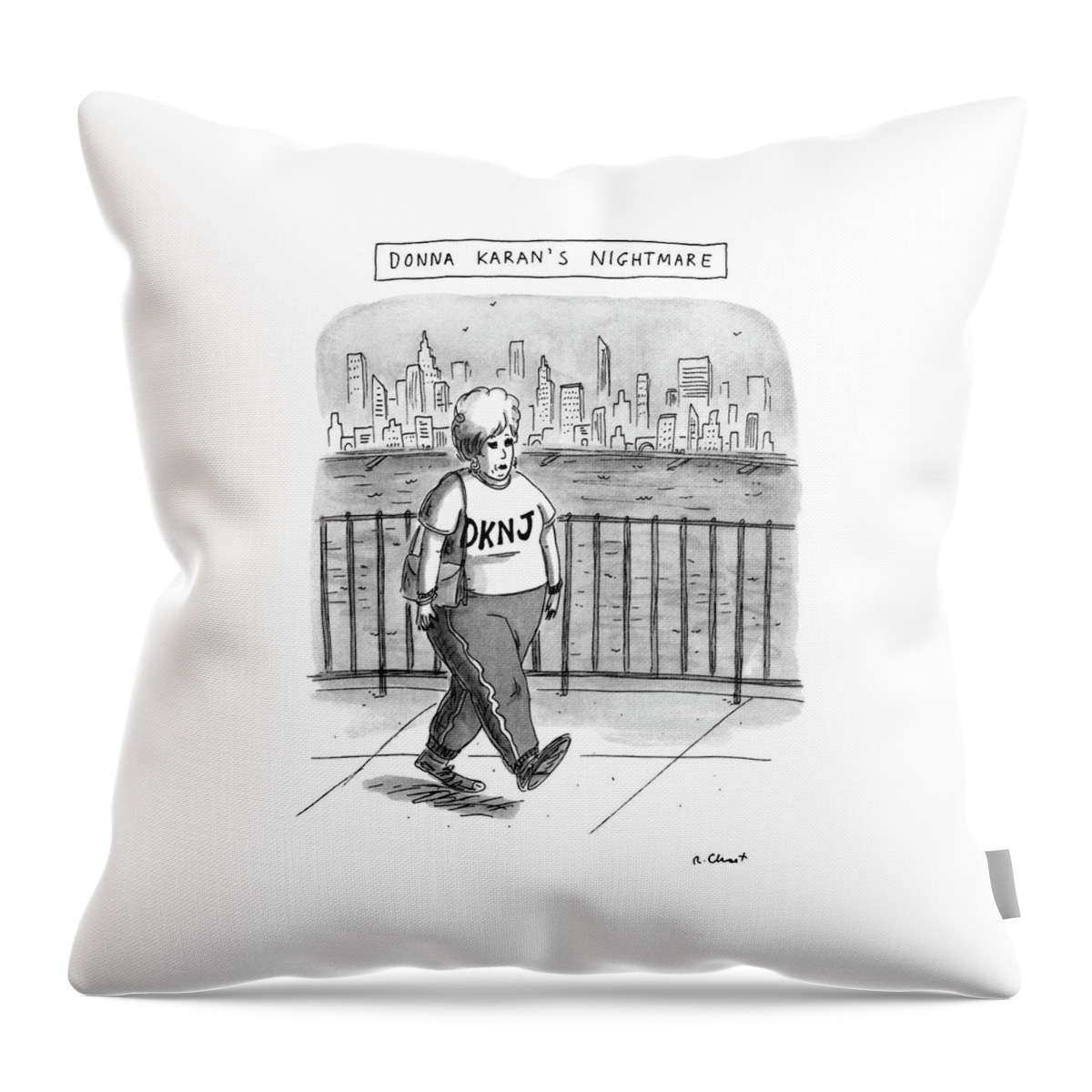 Donna Karan's Nightmare Throw Pillow