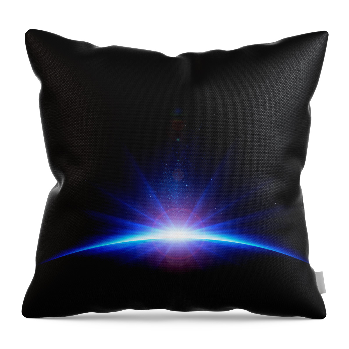 Earth Throw Pillow featuring the photograph Earth sunrise by Johan Swanepoel