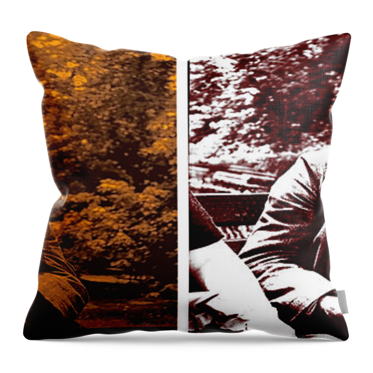 Woman Throw Pillow featuring the photograph Elderly Gentleman a study by Cathy Anderson