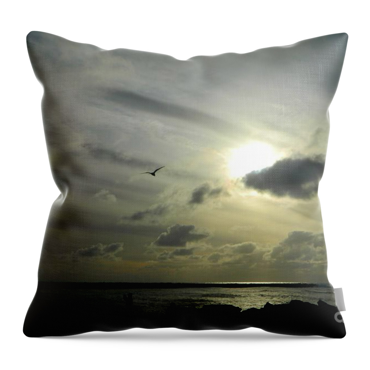 Landscape Throw Pillow featuring the photograph Enjoyment by Gallery Of Hope 