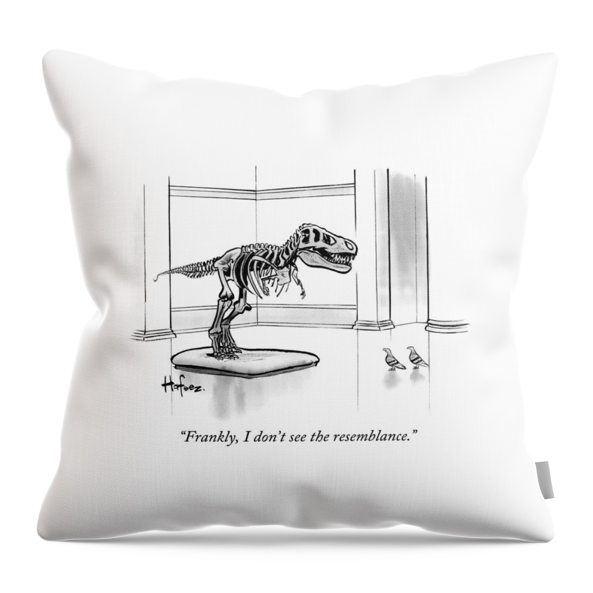 The Resemblance Throw Pillow