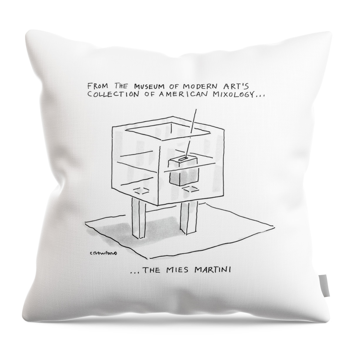 From The Museum Of Modern Art's Collection Throw Pillow