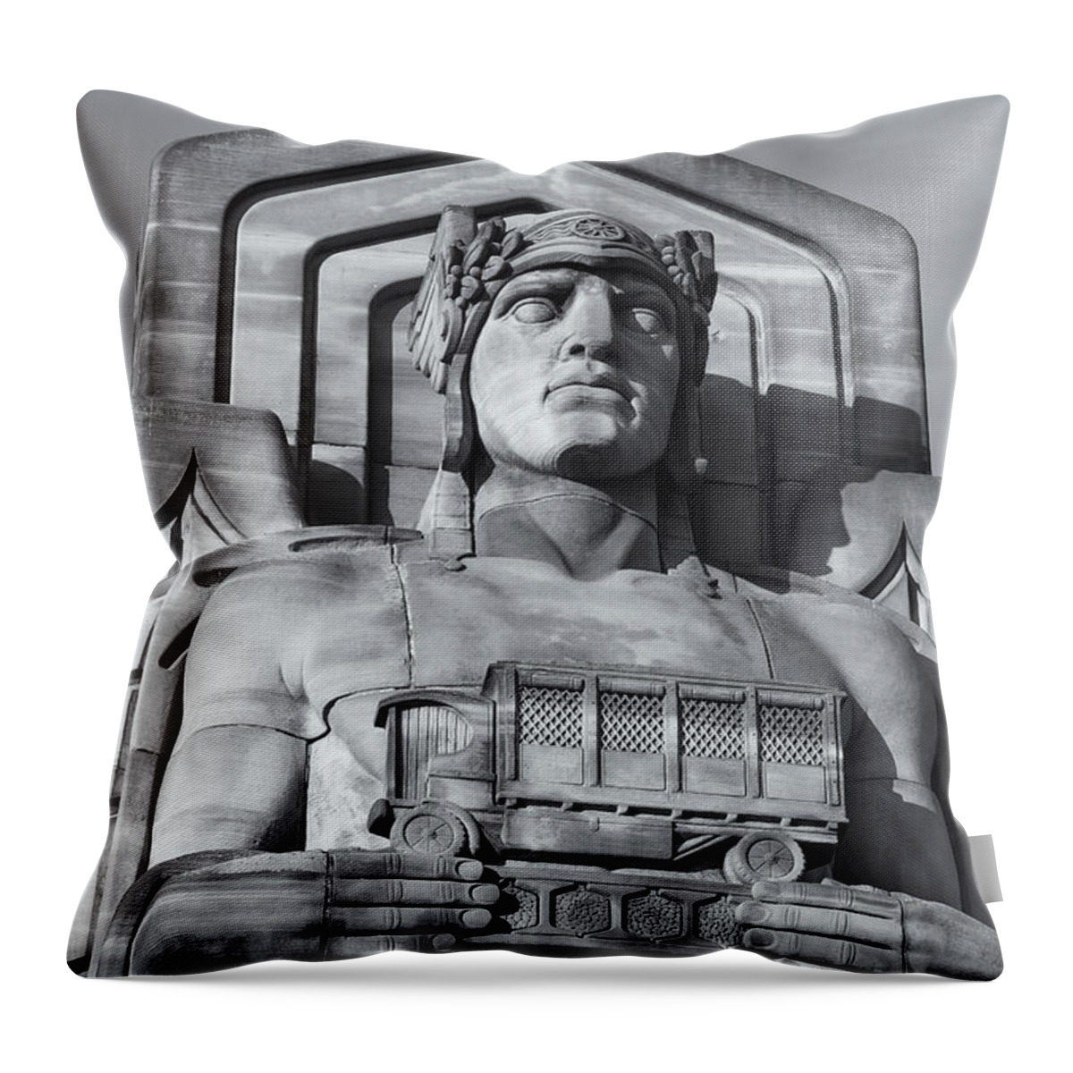Clarence Holmes Throw Pillow featuring the photograph Guardian of Traffic II by Clarence Holmes