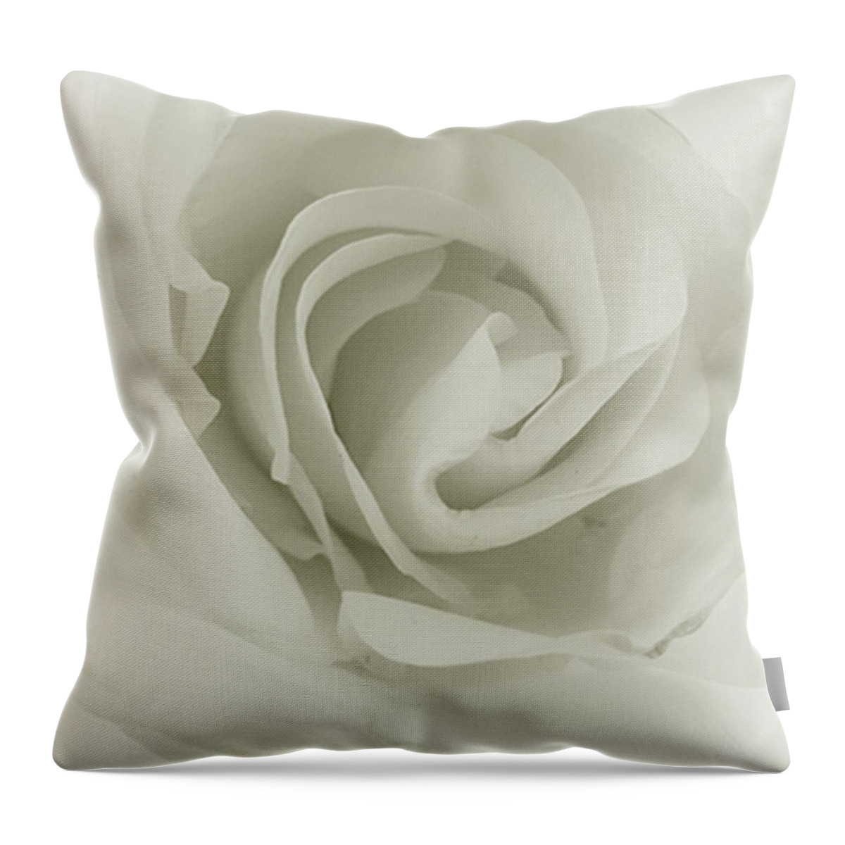 White Throw Pillow featuring the photograph Gentle by Michelle Hoffmann