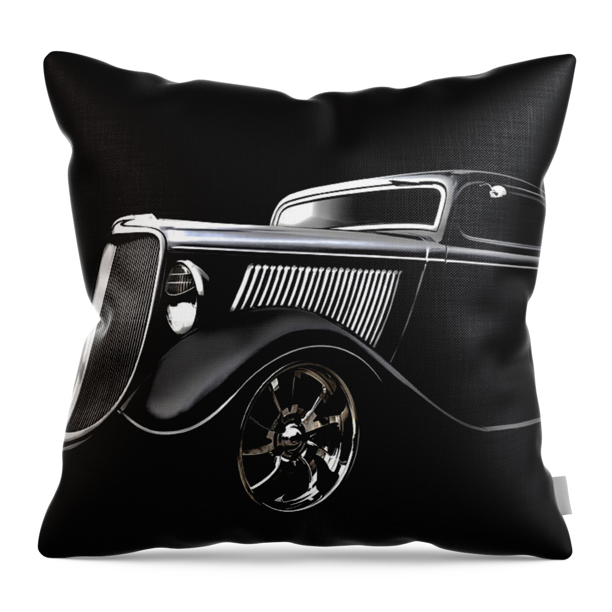 Classic Throw Pillow featuring the digital art Ghost of '33 by Douglas Pittman