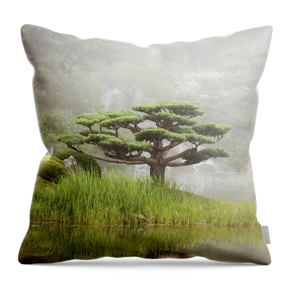 Grant Me Serenity Throw Pillow featuring the photograph Grant Me Serenity by Patty Colabuono