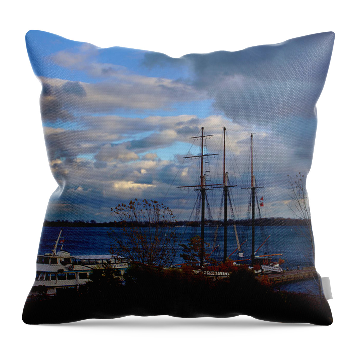 Toronto Throw Pillow featuring the photograph Harbourfront by Nicky Jameson