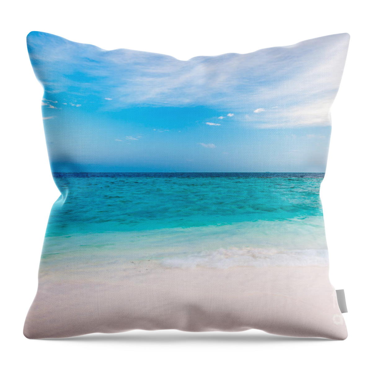 Bahamas Throw Pillow featuring the photograph Holiday Feeling by Hannes Cmarits