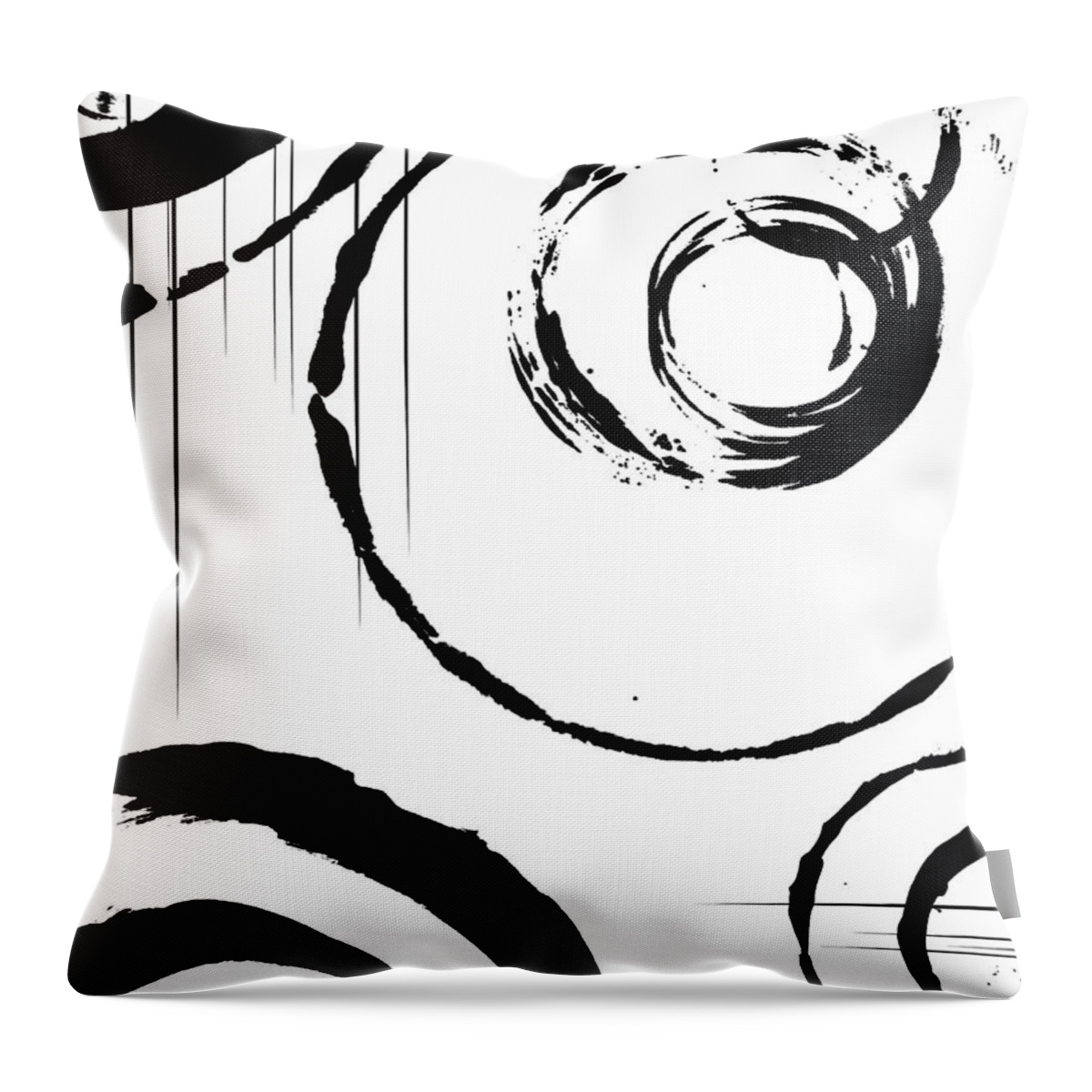 Abstract Throw Pillow featuring the digital art Honor by Melissa Smith