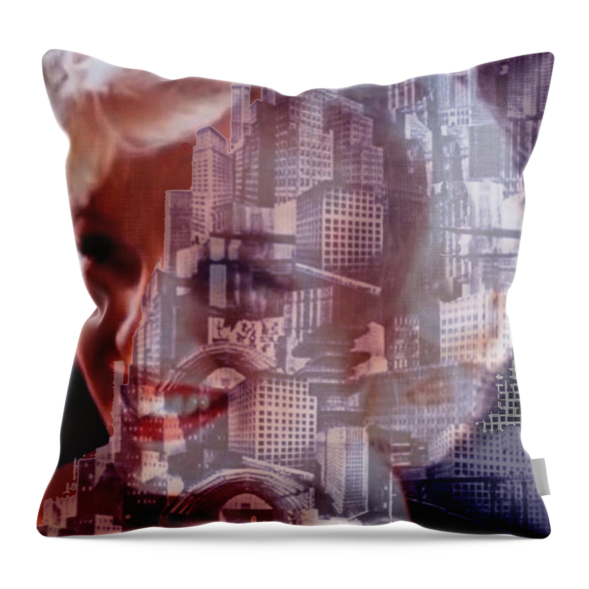 Hope And Tragedy Throw Pillow featuring the photograph Hope and Tragedy by Seth Weaver