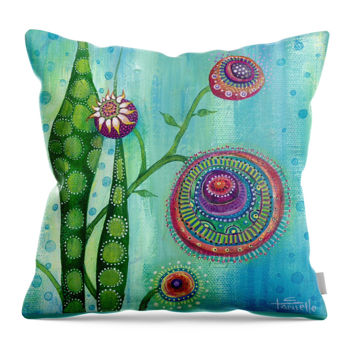 Hope Throw Pillow featuring the painting Hope by Tanielle Childers