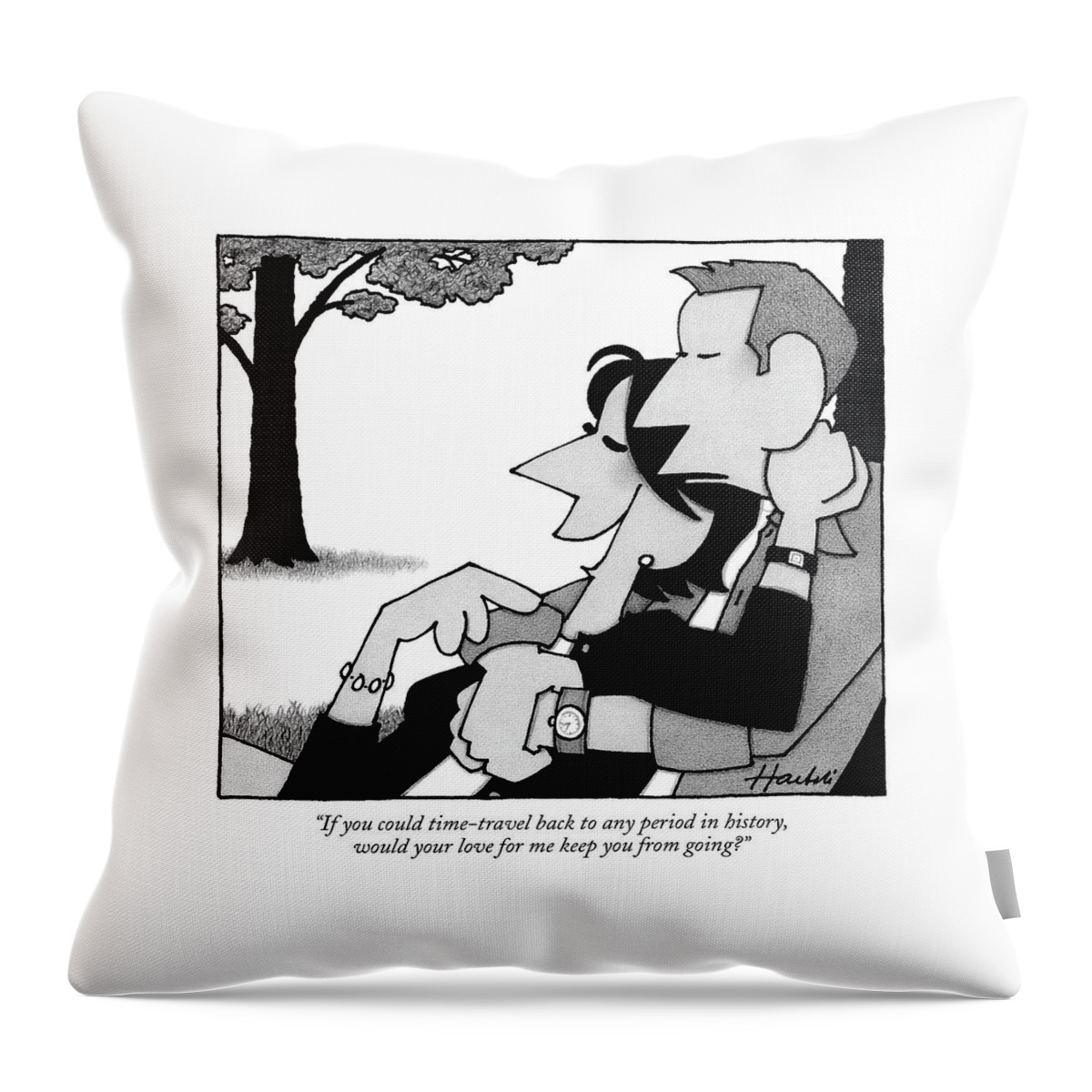 If You Could Time-travel Back To Any Period Throw Pillow
