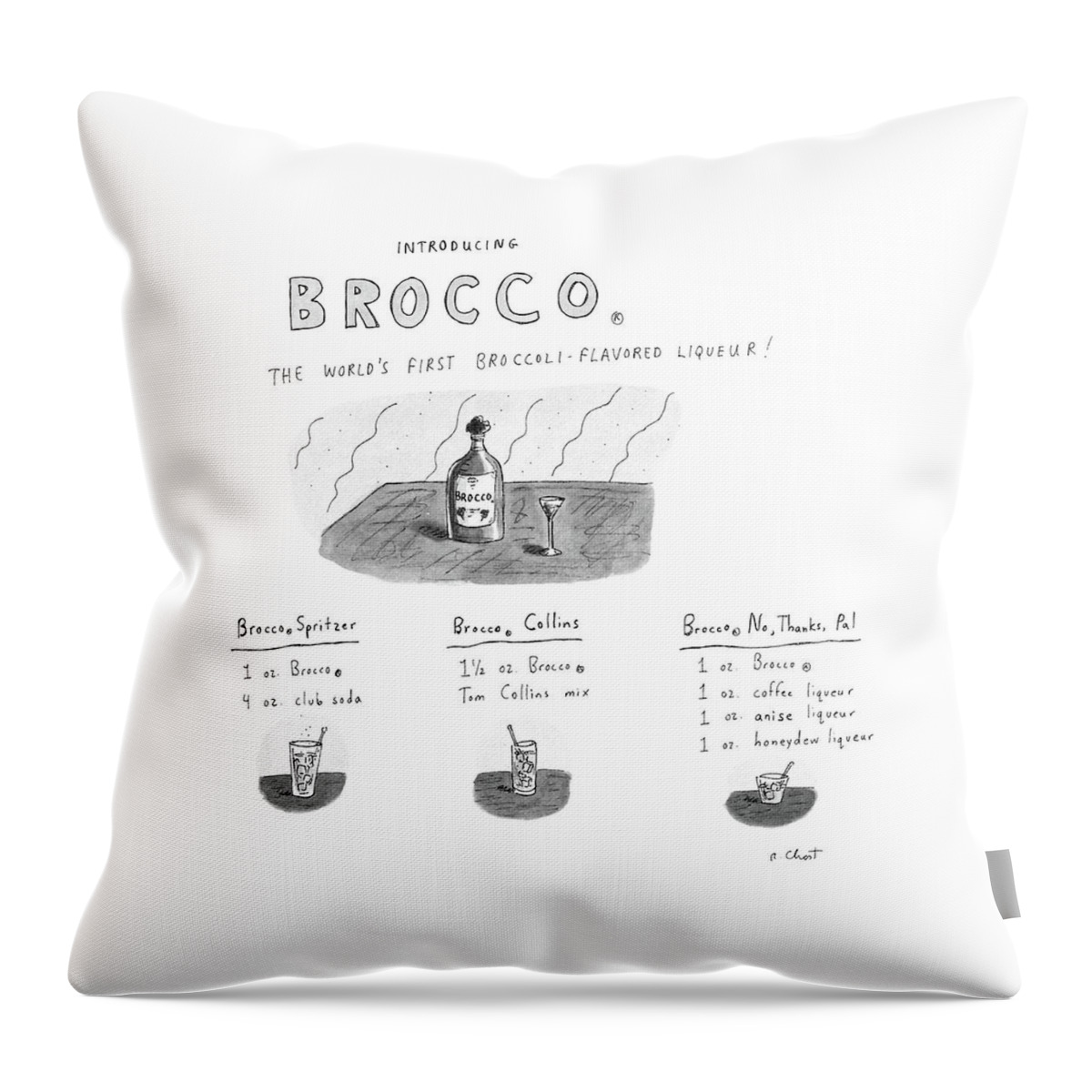 Introducing Brocco.
The World's First Throw Pillow