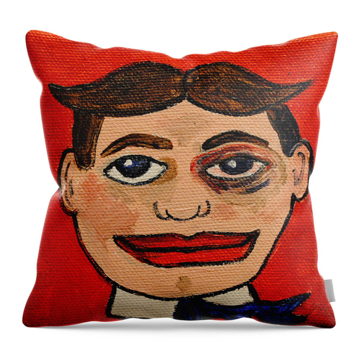 Tillie Throw Pillow featuring the painting It was a Good night by Patricia Arroyo