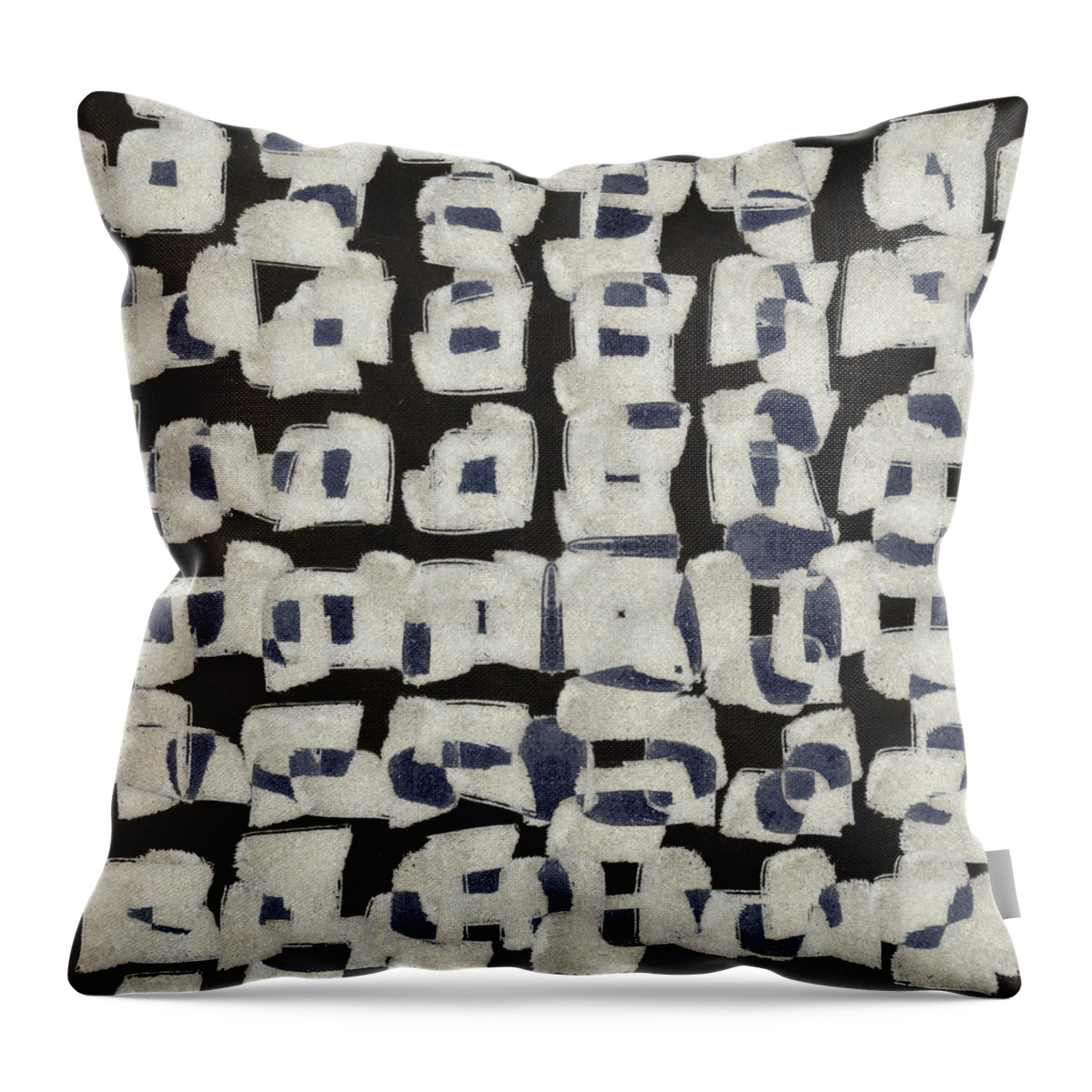 Marks Throw Pillow featuring the photograph Laura Series Making Marks 545B2 by Carol Leigh