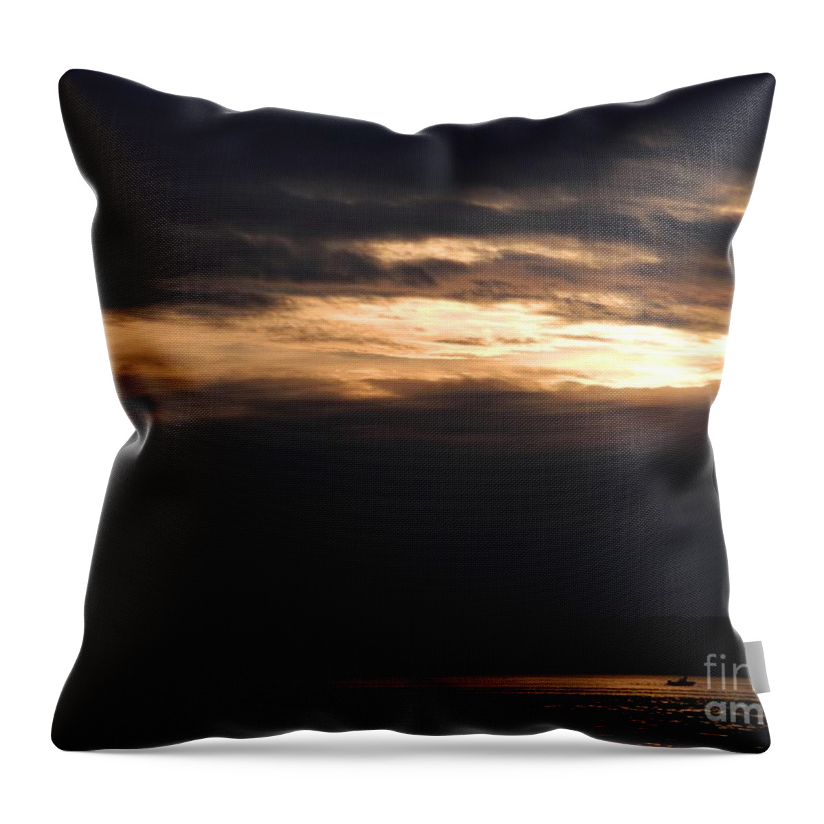 Sunset Throw Pillow featuring the photograph Looking Down by Gallery Of Hope 