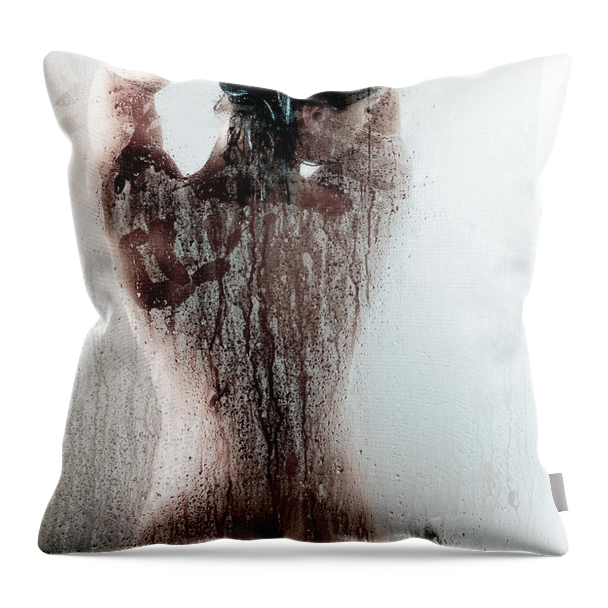 Ass Throw Pillow featuring the photograph Looking Through the Glass by Jt PhotoDesign