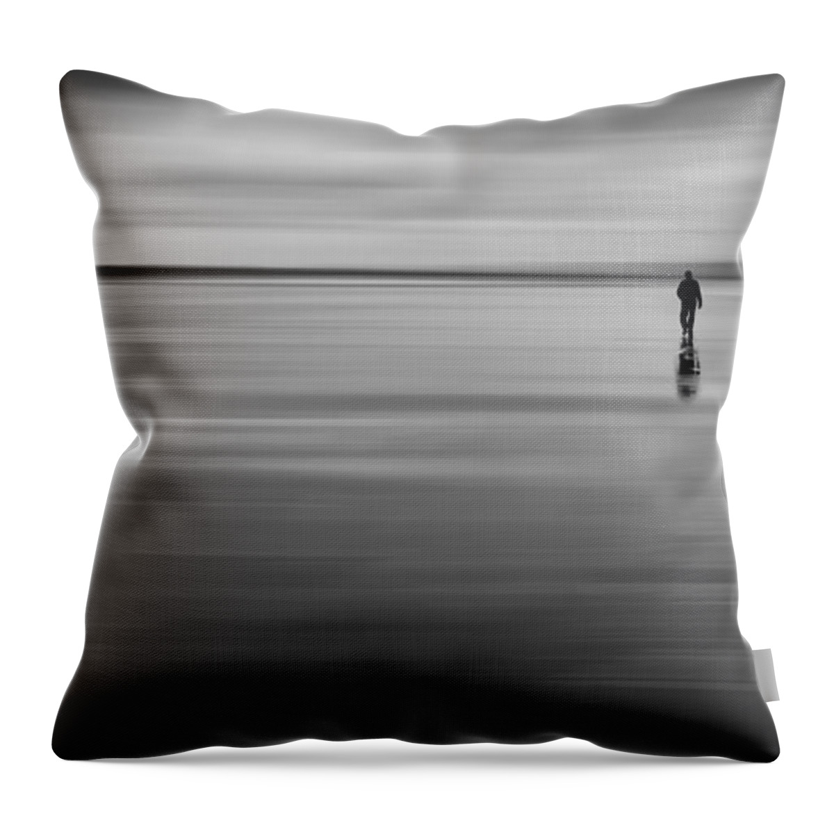 Lost Throw Pillow featuring the photograph Lost Souls 1M by Nigel R Bell