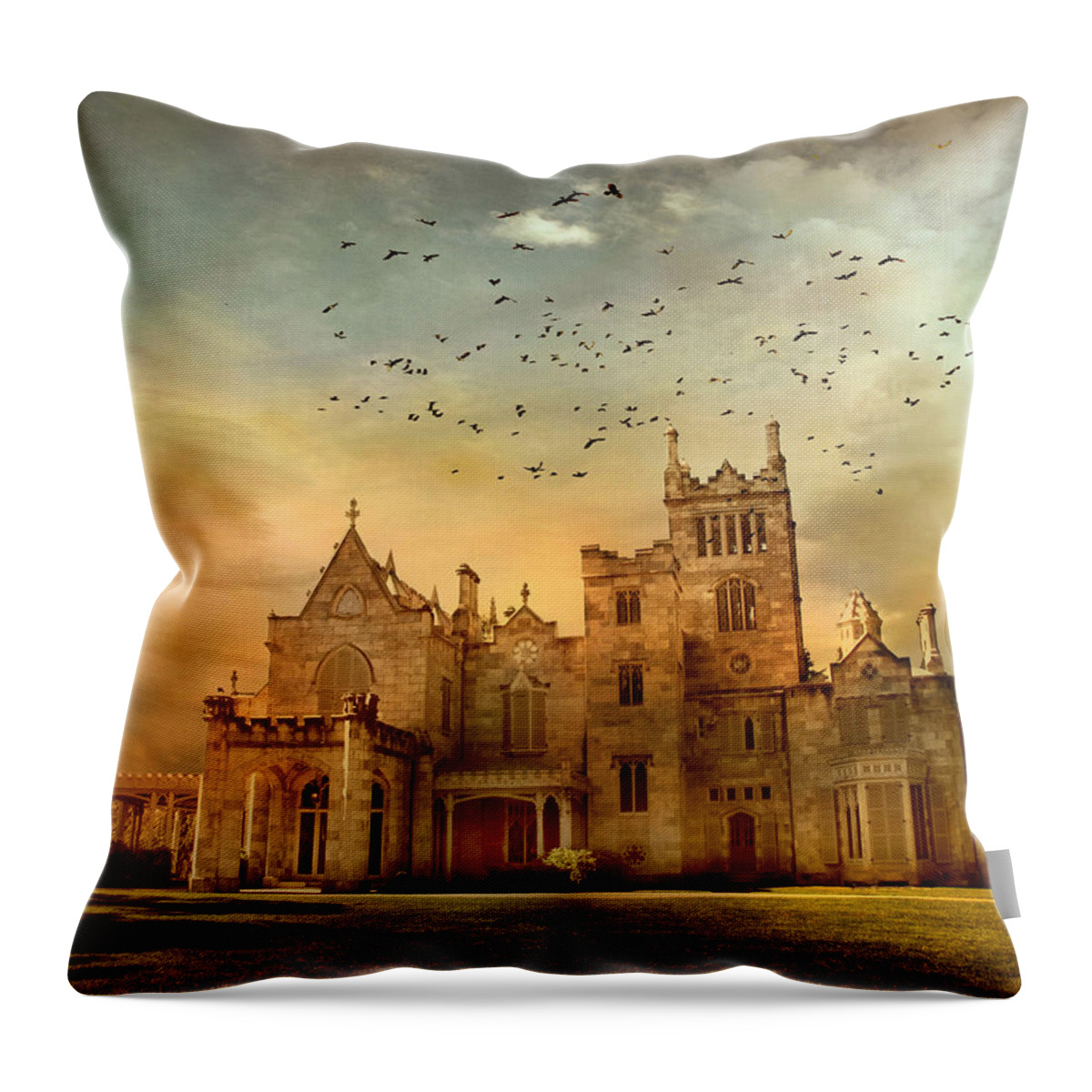 Estate Throw Pillow featuring the photograph Lyndhurst Estate by Jessica Jenney