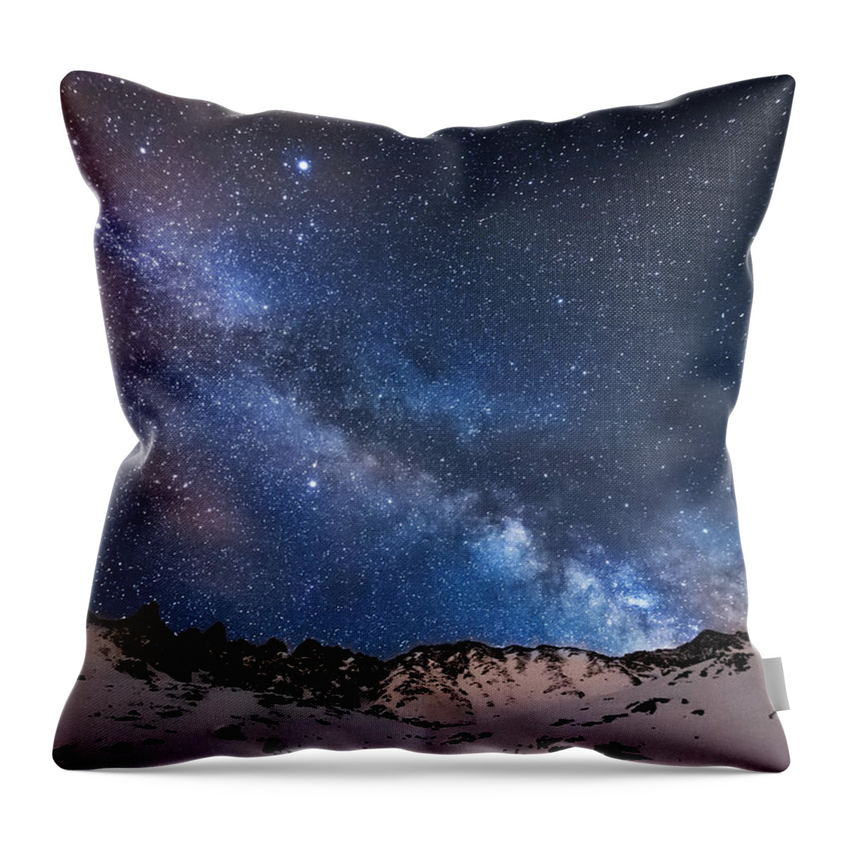 Colorado Throw Pillow featuring the photograph Mayflower Gulch Milky Way by Darren White