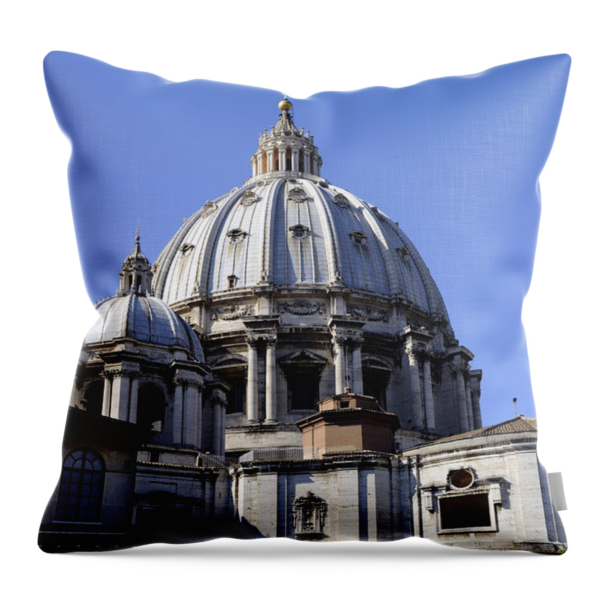 Italy Throw Pillow featuring the photograph Michelangelos Dome by Brenda Kean